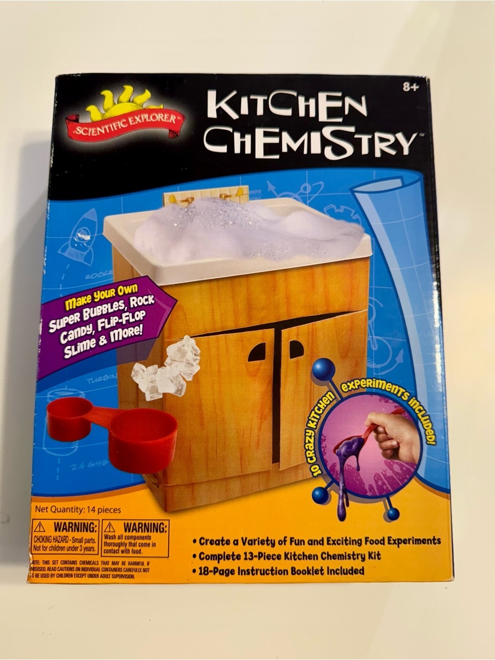 Scientific Explorer Kitchen Chemistry Kit - Yellow & Blue Box